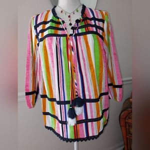 CROWN & IVY boho top